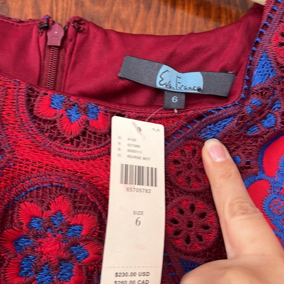 Eva Franco Eyelet Mini Dress - Picture 2 of 6